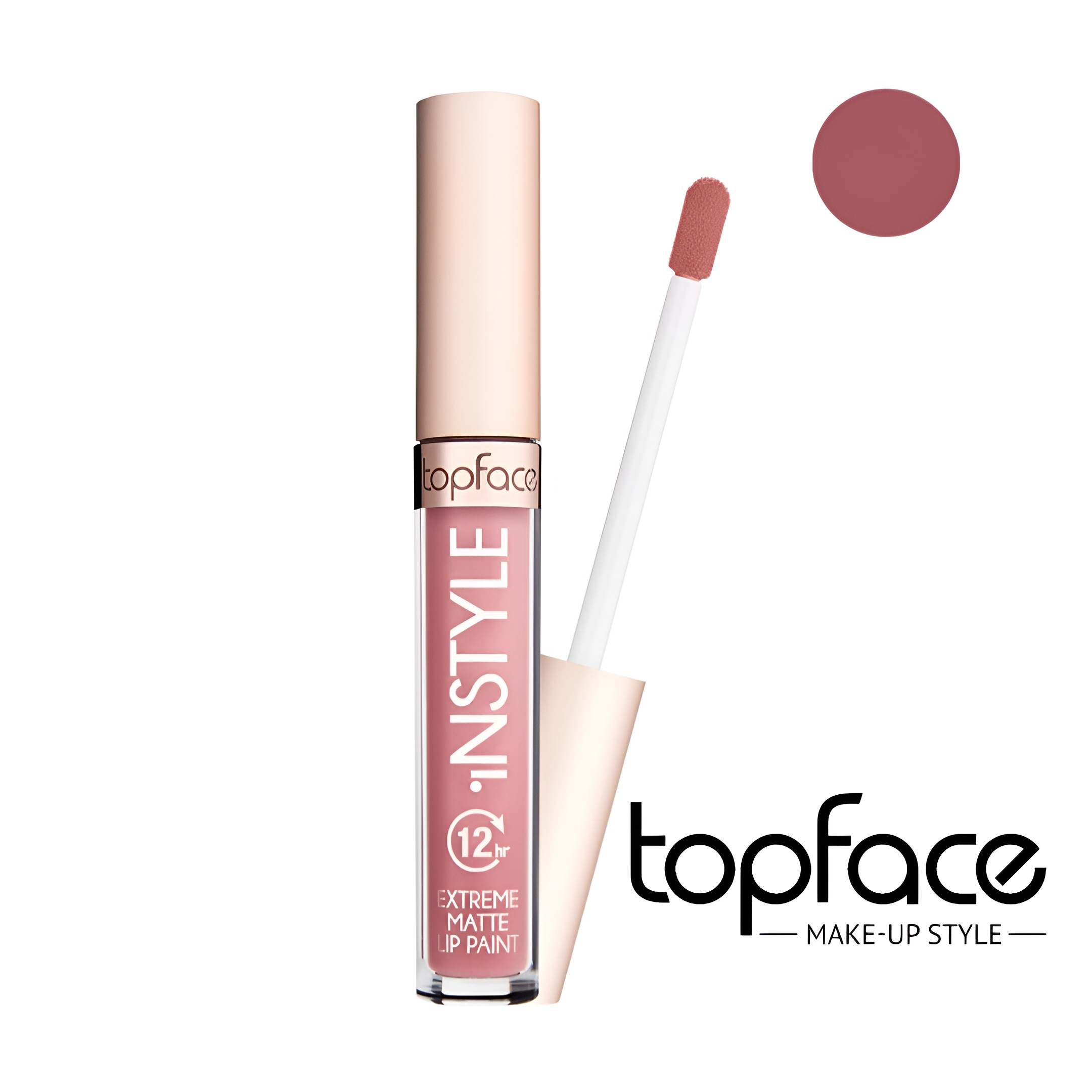 رژ لب مایع تاپ فیس مدل EXTREME MATT شماره 001