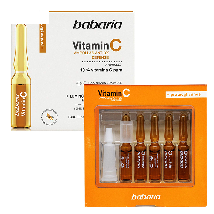 ویال روشن کننده باباریا مدل Vitamin C حجم 2 میلی لیتر مجموعه 5 عددی