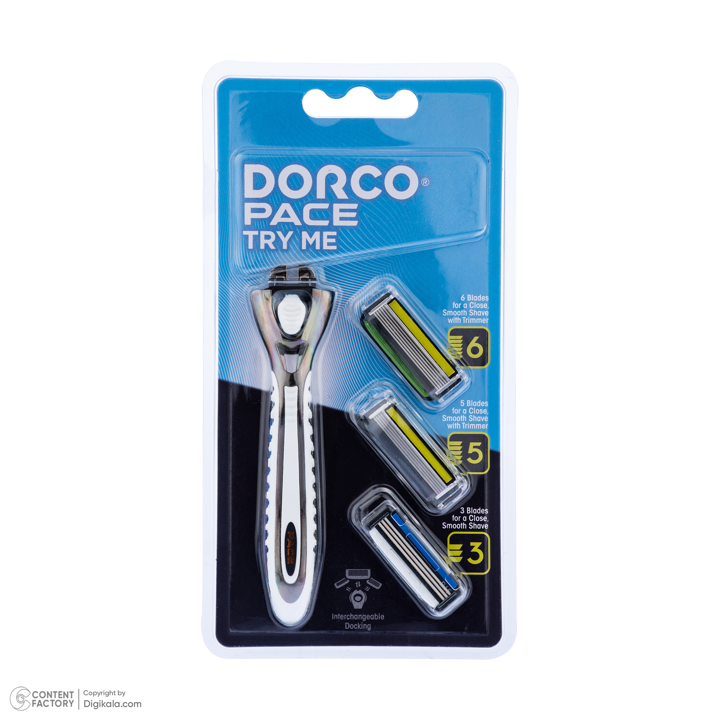 خود تراش دورکو مدل TRYME 356 به همراه سری یدک بسته 3 عددی