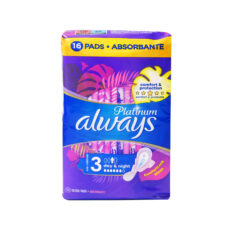 نوار بهداشتی الویز مدل DAY AND NIGHT PLATINUM سایز متوسط بسته 16 عددی