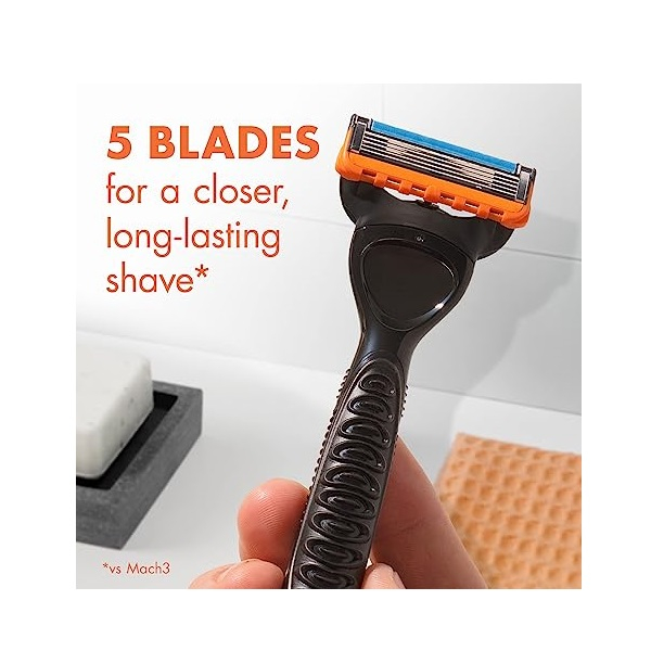 خود تراش ژیلت مدل FUSION 5 POWER به همراه ژل اصلاح ژیلت مدل MOISTURISING حجم 200 میلی لیتر