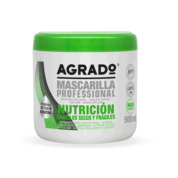 ماسک مو آگرادو مدل مغذی حجم 500 میلی لیتر