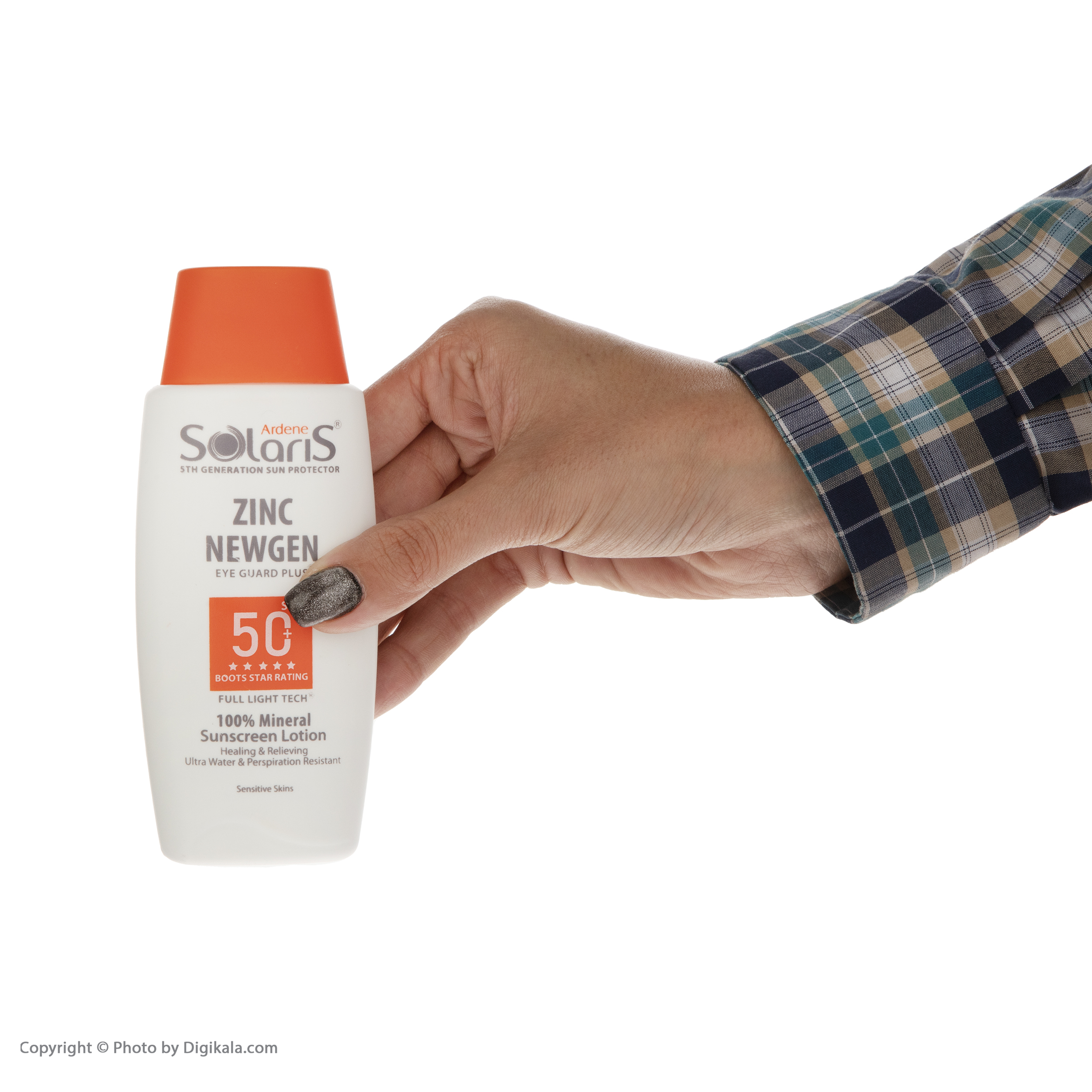 لوسیون ضد آفتاب آردن سولاریس مدل Zinc Newgen حجم 100 میلی لیتر