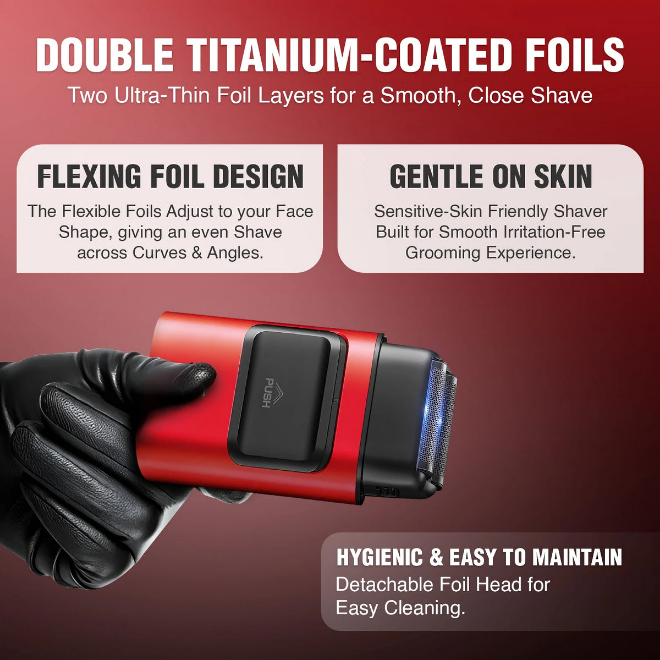 ماشین اصلاح موی صورت شارژی وی جی ار مدل V-307