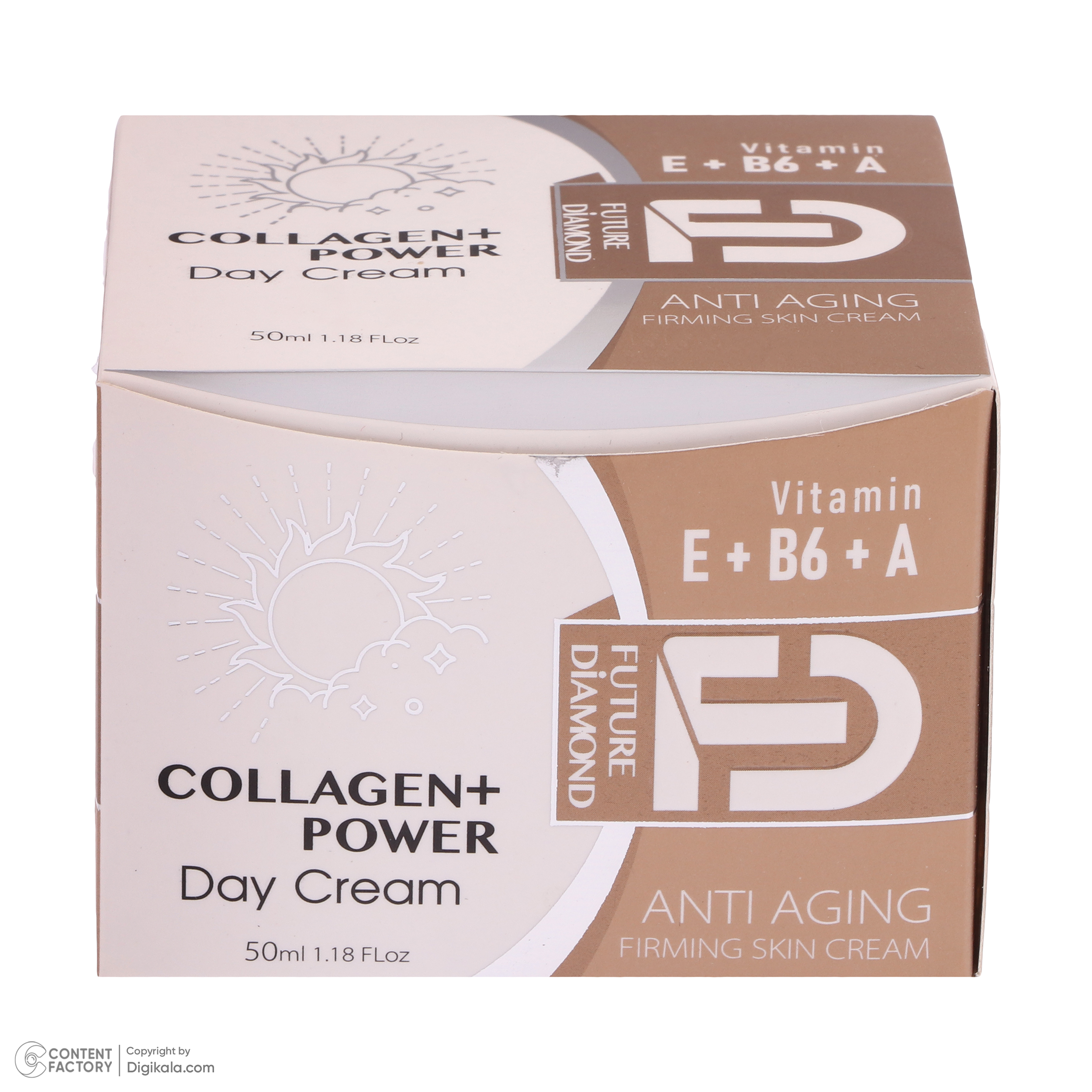 کرم ضد چروک فیوچر دیاموند مدل COLLAGEN مناسب انواع پوست حجم 50 میلی لیتر