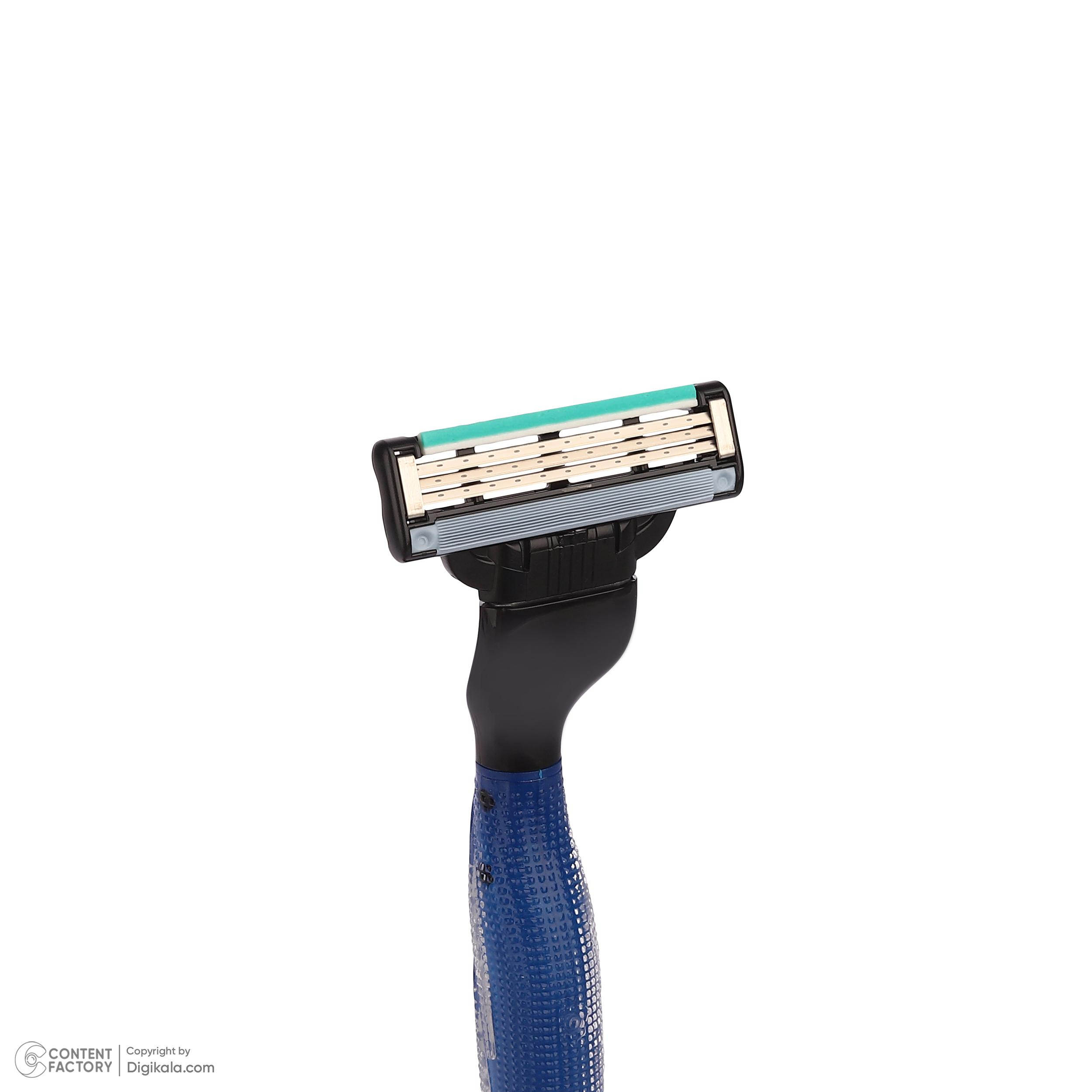 خود تراش ژیلت مدل +MACH3 به همراه تیغ یدک