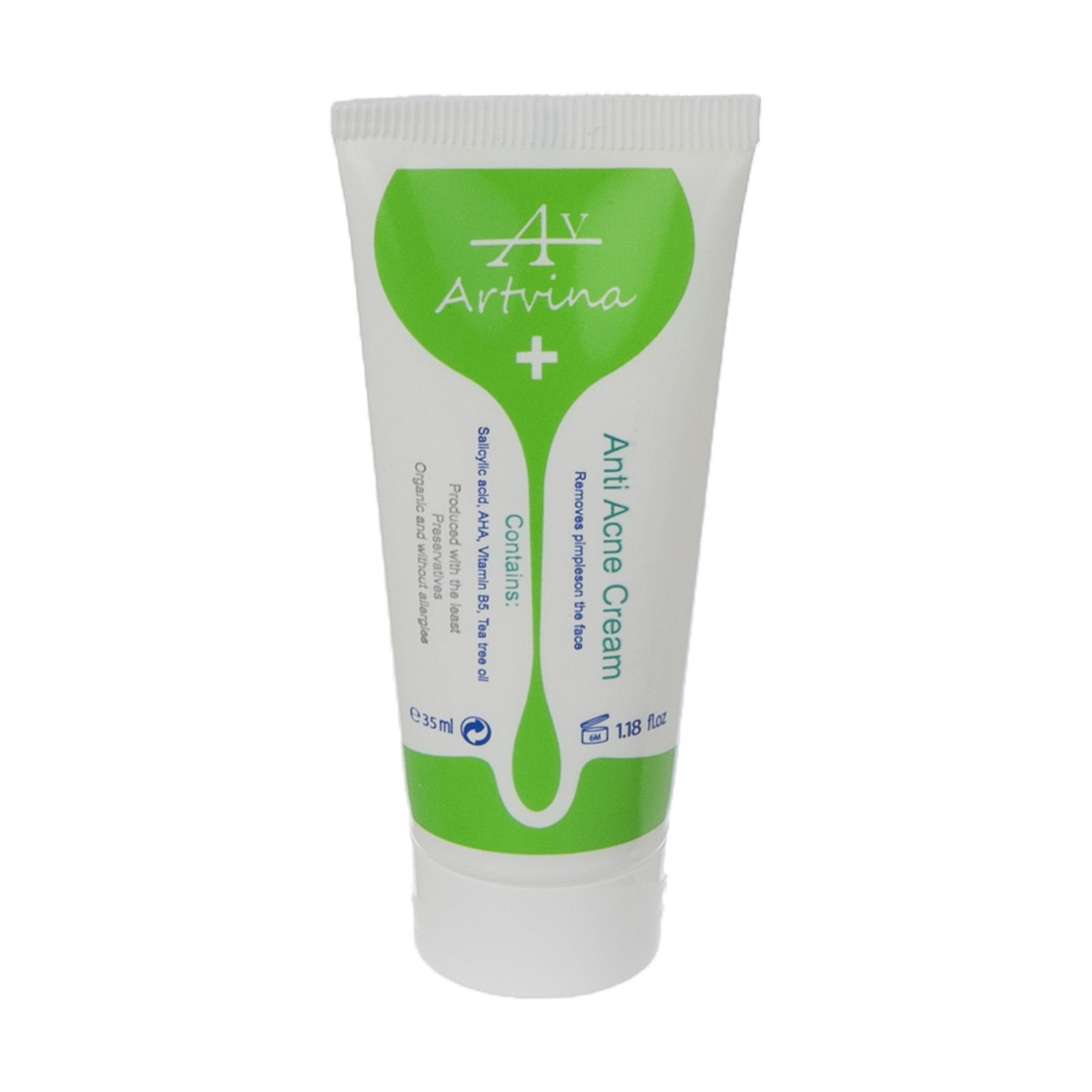 کرم ضد جوش آرت وینا مدل رآکوتان حجم 35 میلی لیتر