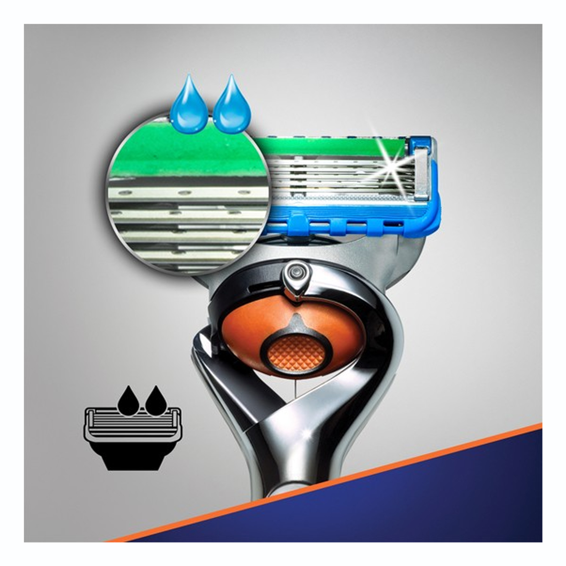 خود تراش ژیلت مدل فیوژن پروگلاید پاور