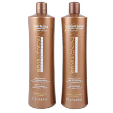 کراتین مو برزیل کاکایو مدل کادیو حجم 1000 میلی لیتر به همراه شامپو مو حجم 1000 میلی لیتر