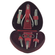 ست مانیکور و پدیکور مدل قلبی مجموعه 6 عددی