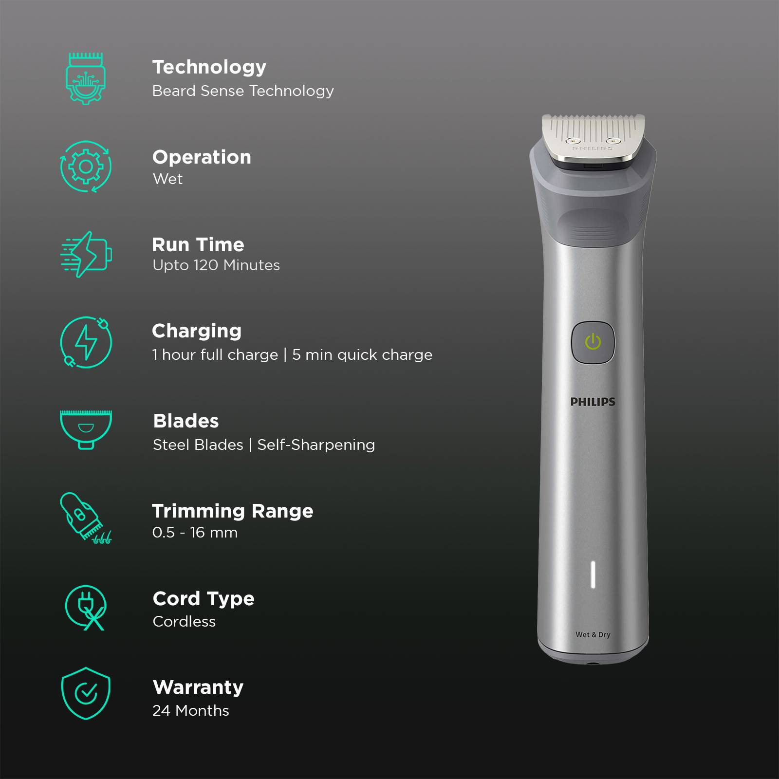 ماشین اصلاح موی سر و صورت فیلیپس مدل MG5930