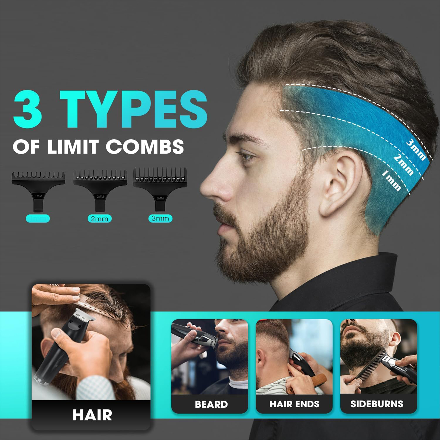 ماشین اصلاح موی سر و صورت دی اس پی مدل 90286 +A