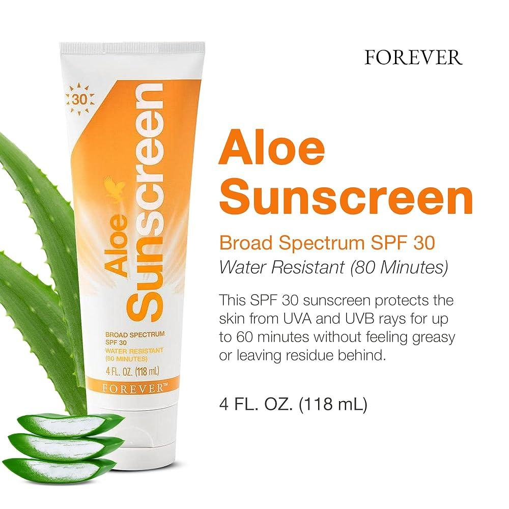 کرم ضد آفتاب بیرنگ فوراور لیوینگ پروداکتس، SPF 30، مدل 01، مناسب انواع پوست با حجم 118 میلیلیتر، محافظتکننده در برابر اشعههای UVA و UVB، ضد آب و مرطوبکننده، روشنکننده، دارای فرمولاسیون زینک اکساید، آلوئه ورا و ویتامین E، با ماندگاری 2 ساعته