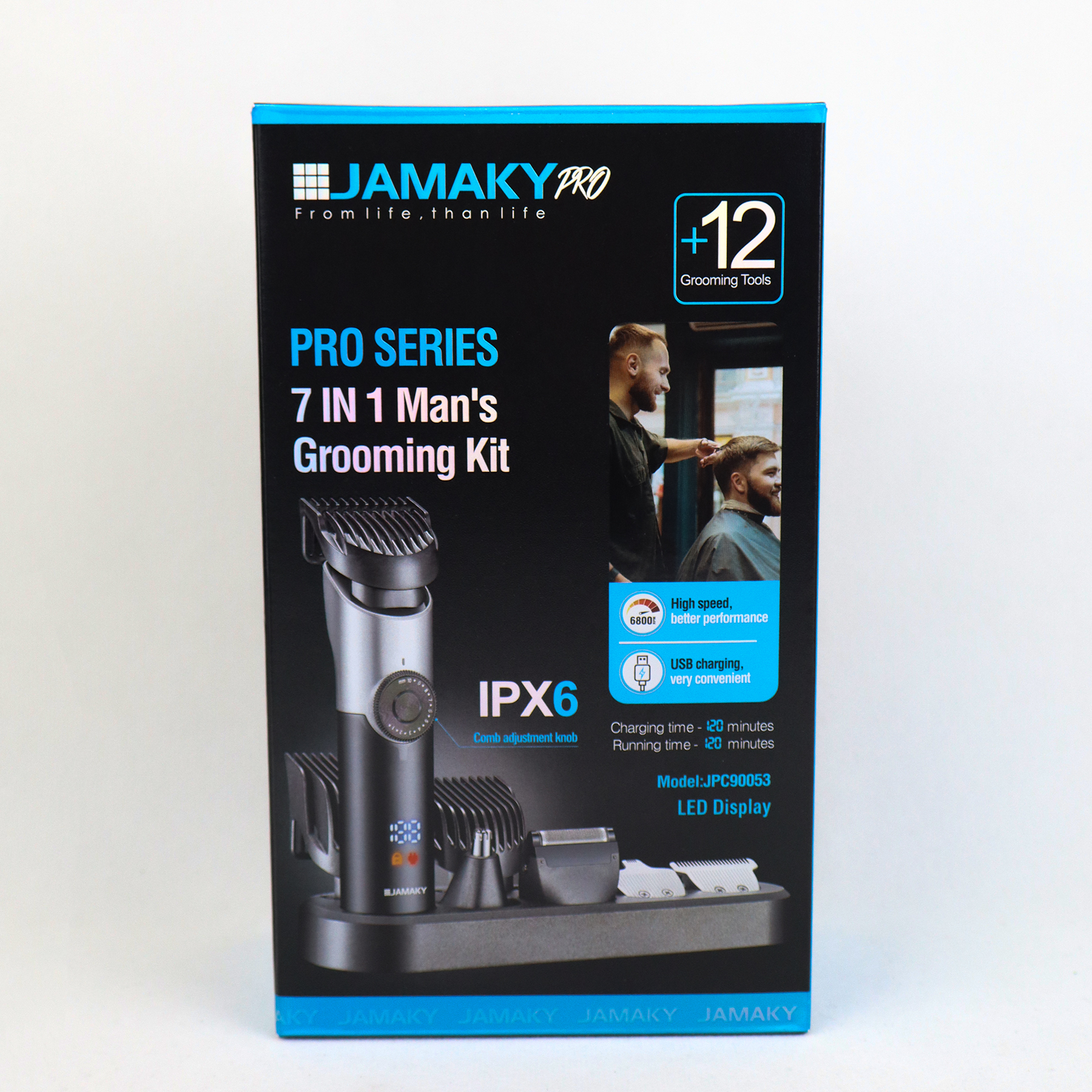 ماشین اصلاح موی سر و صورت شارژی جاماکی مدل JPC90053