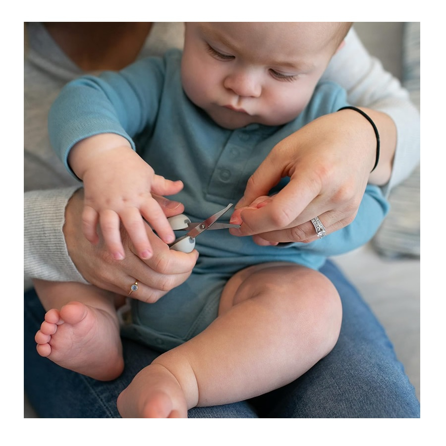 قیچی ناخنگیر نوزاد دکتر براون مدل hg087 به همراه قاب