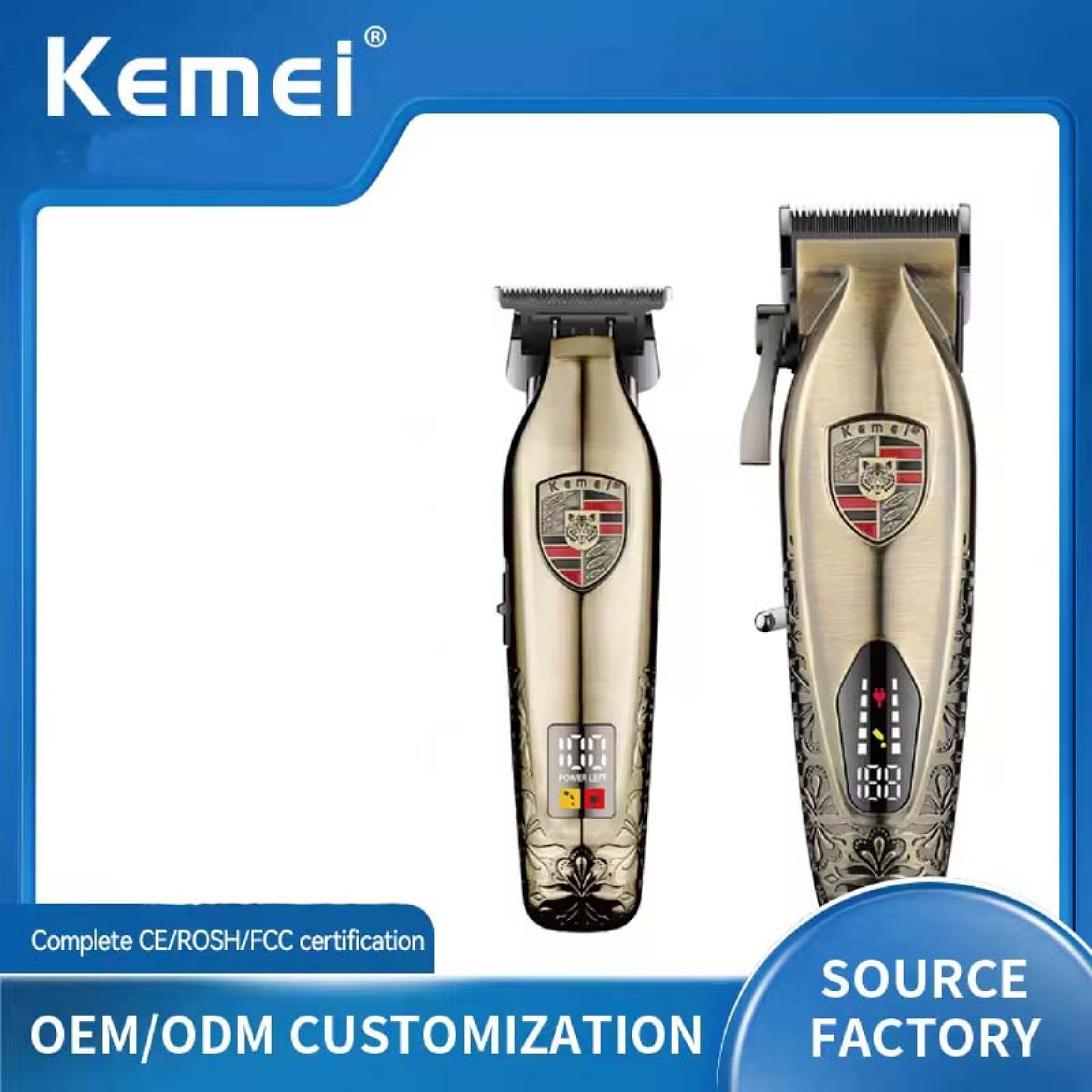 ماشین اصلاح موی سر و صورت کیمی مدل km-2365 مجموعه 2عددی