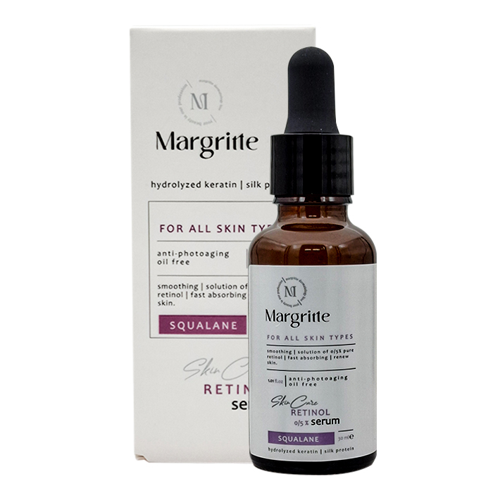 سرم سفت کننده و لیفتینگ مارگریت مدل رتینول حجم 30 میلی لیتر