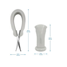 قیچی ناخنگیر نوزاد دکتر براون مدل hg087 به همراه قاب