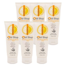 کرم روشن کننده اولد استاپ مدل LG6 حجم 75 میلی لیتر مجموعه شش عددی