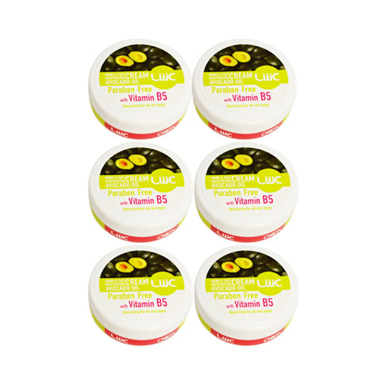 کرم مرطوب کننده عش مدل d70 حجم 100 میلی لیتر مجموعه 6 عددی