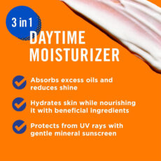 کرم مرطوب کننده صورت پانوکسیل مدل Am مناسب پوست های چرب حجم 50 میلی لیتر