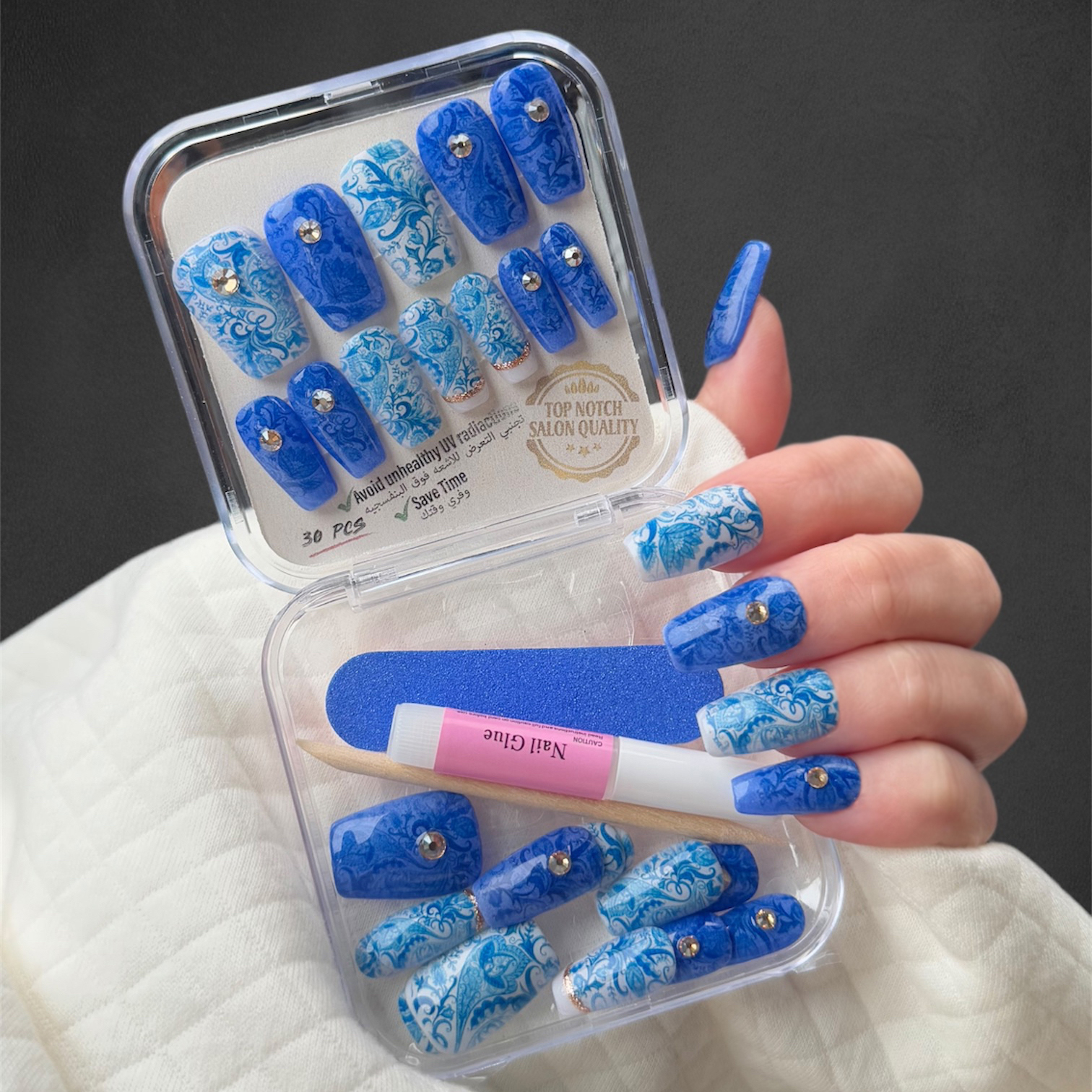 ناخن مصنوعی میراکل آرت کد Co30012  بسته 30 عددی