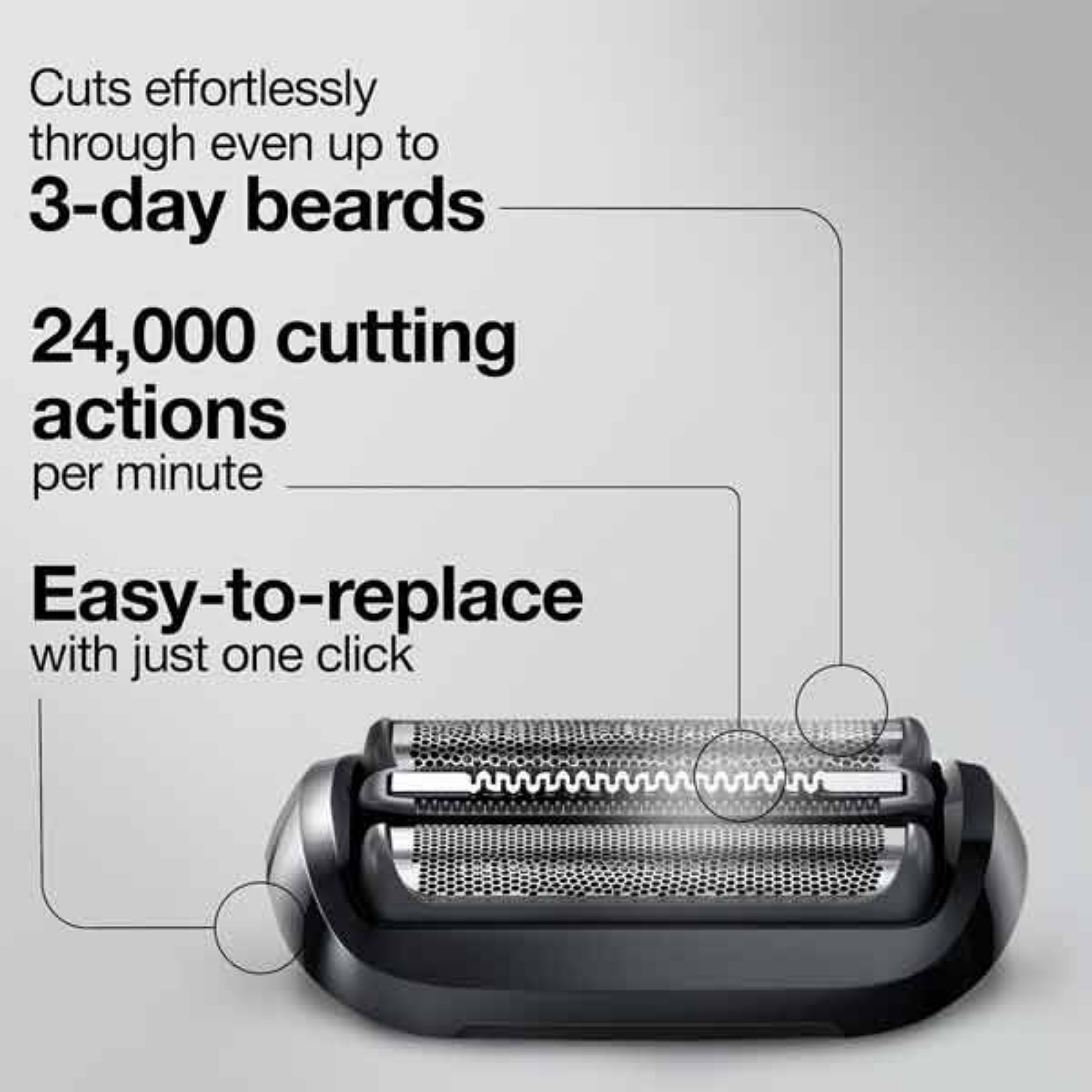 تیغ و شبکه براون مدل 53b