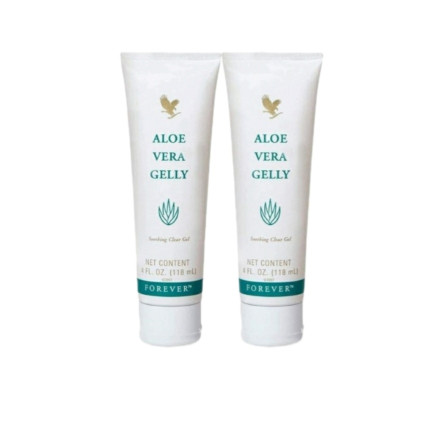 ژل کرم مرطوب کننده فوراور لیوینگ پروداکتس مدل آلوئه ورا وزن 130 گرم بسته 2 عددی