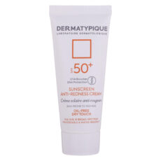 کرم ضد آفتاب بدون رنگ درماتیپیک SPF50 مدل Anti_redness ‌محافط UVB, UVA مناسب انواع پوست حجم 40 میلی‌لیتر