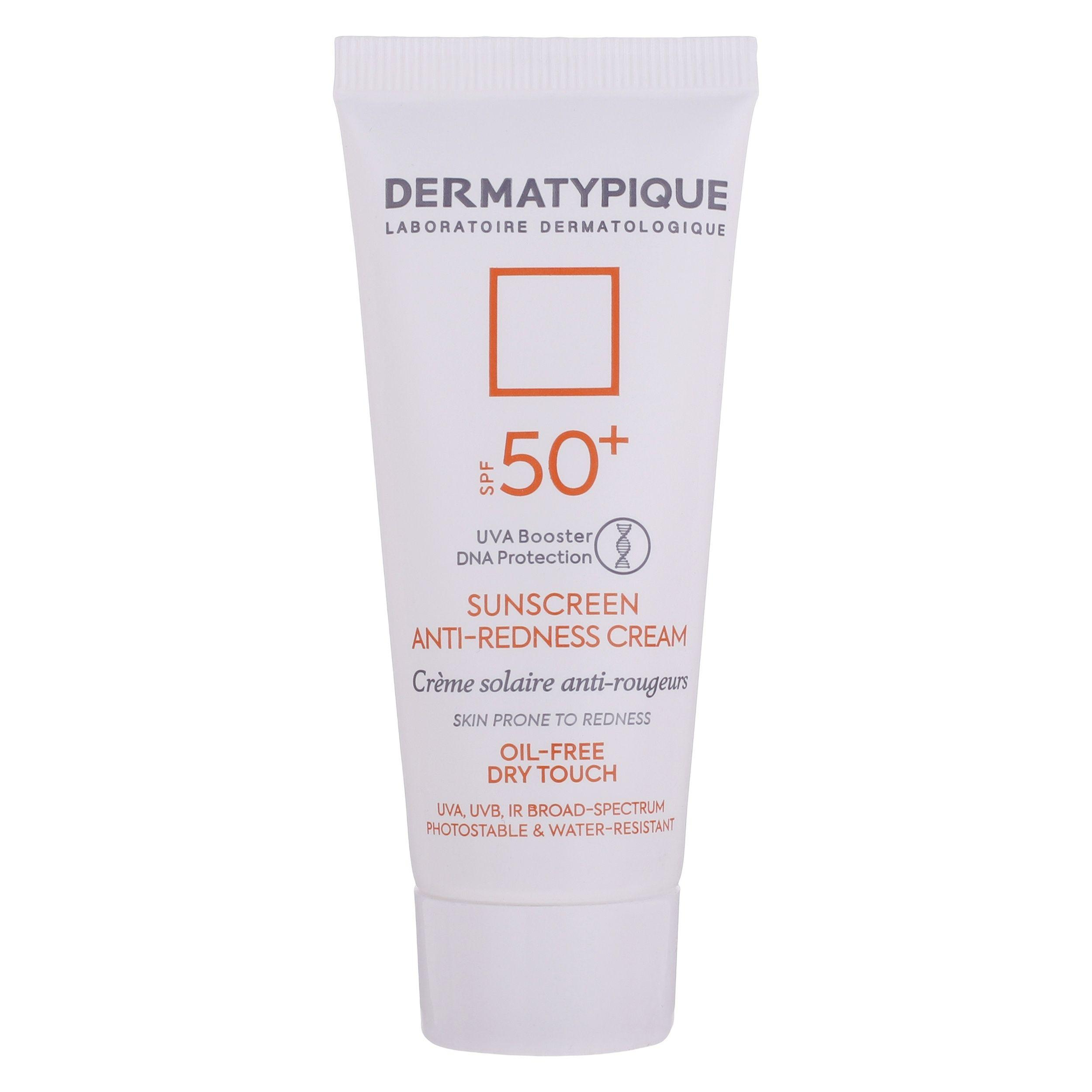 کرم ضد آفتاب بدون رنگ درماتیپیک SPF50 مدل Anti_redness ‌محافط UVB, UVA مناسب انواع پوست حجم 40 میلی‌لیتر