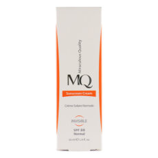 کرم ضدآفتاب بیرنگ ام کیو مدل SPF50، مناسب پوستهای نرمال، حجم 55 میلیلیتر