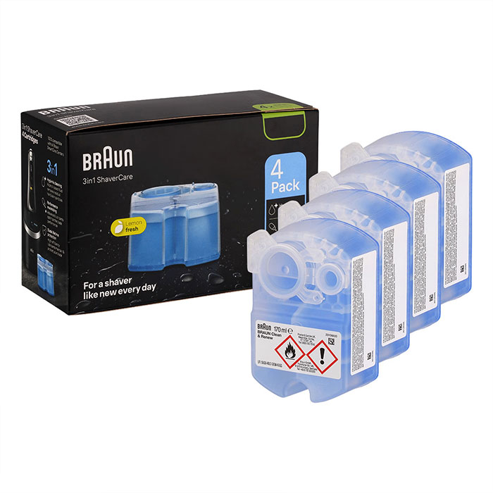 مایع شستشو ماشین اصلاح براون مدل 5331 بسته 4 عددی