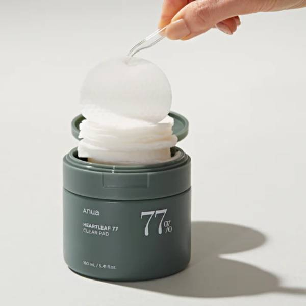 پد پاک کننده آرایش صورت آنوا مدل آبرسان هارتلیف 77% حجم 160 میلی لیتر بسته 70 عددی