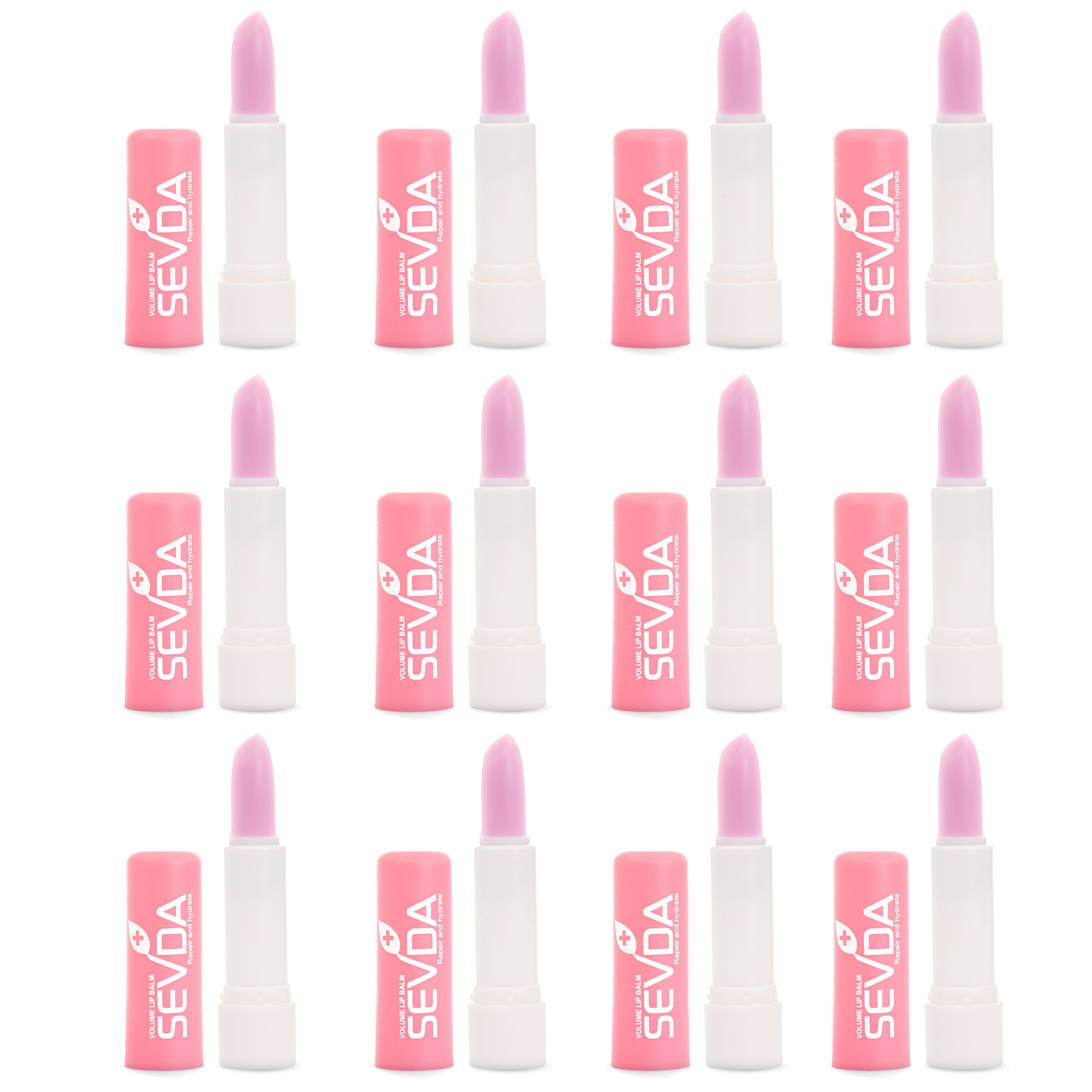 بالم لب کودک سودا مدل پونی مجموعه 12 عددی