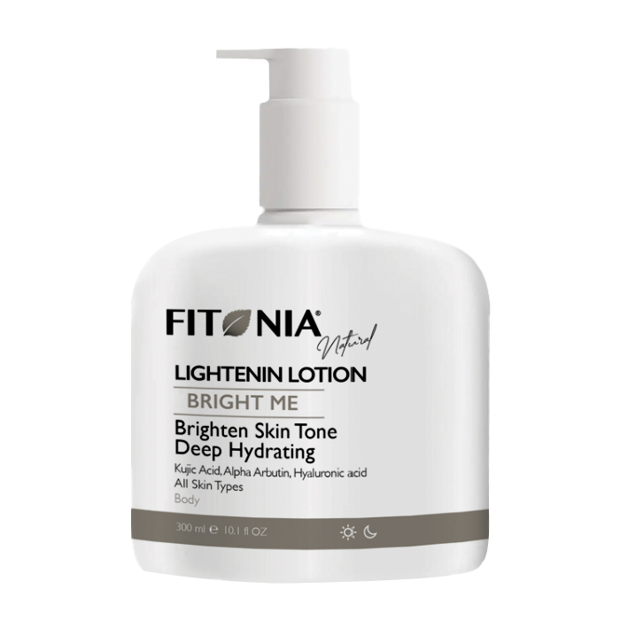 لوسیون بدن فیتونیا مدل برایت می مناسب برای  انواع پوست حجم 300 میلی لیتر