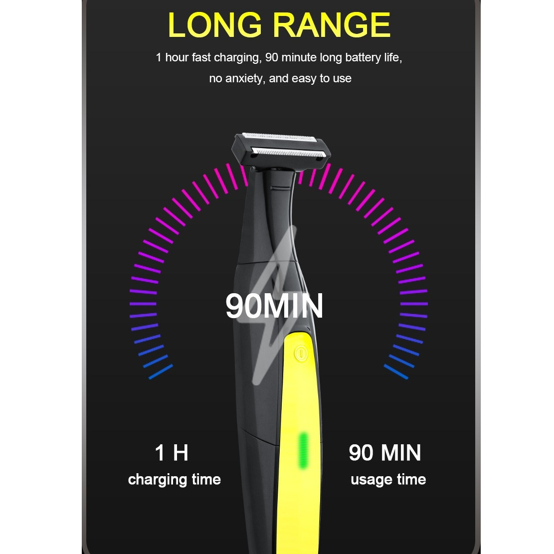 ماشین اصلاح موی بدن و صورت و بینی 4D مدل  LK-210