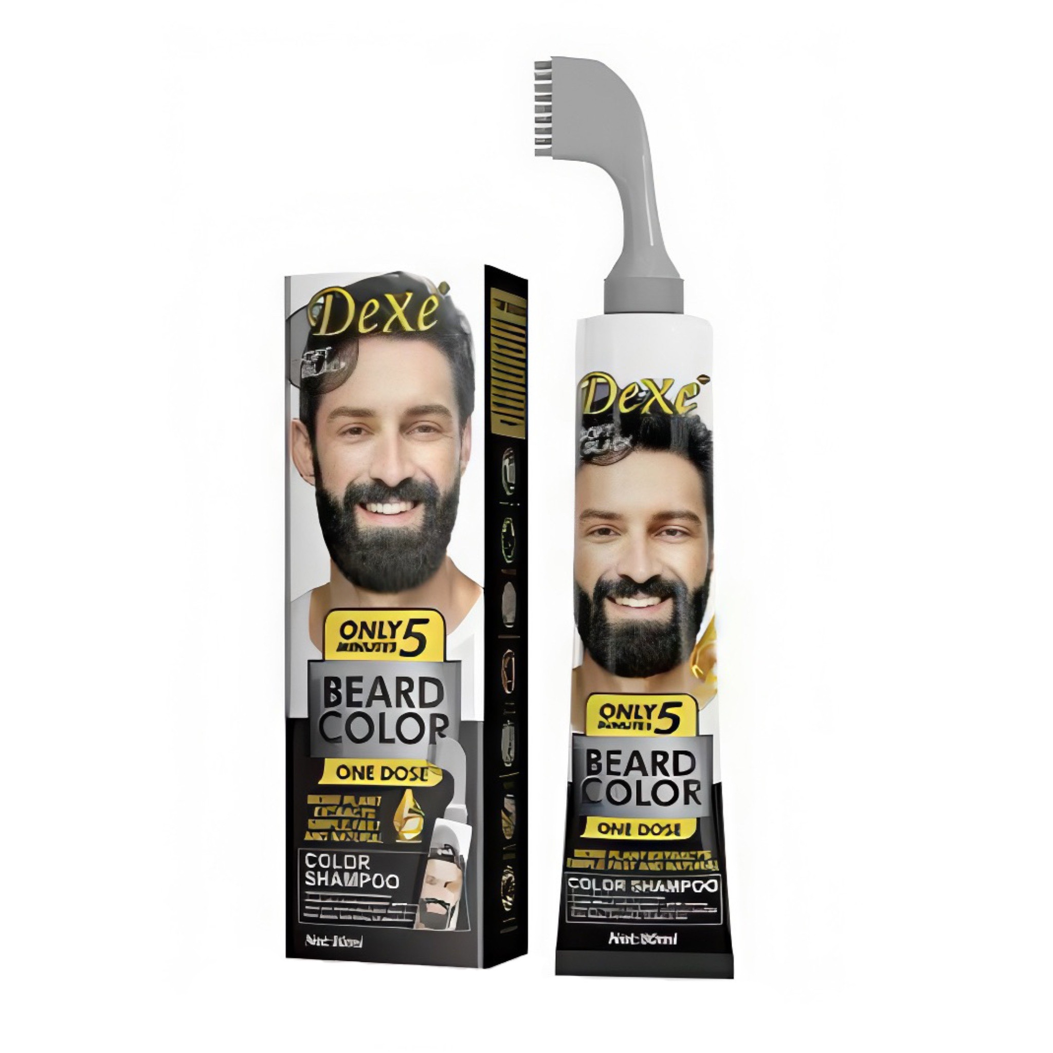 کرم رنگ مو مردانه ریش و سبیل دکسی شماره 01 حجم 80 میلی لیتر رنگ مشکی طبیعی