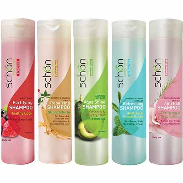 شامپو مو شون مدل s20 حجم 400 میلی لیتر مجموعه 5 عددی