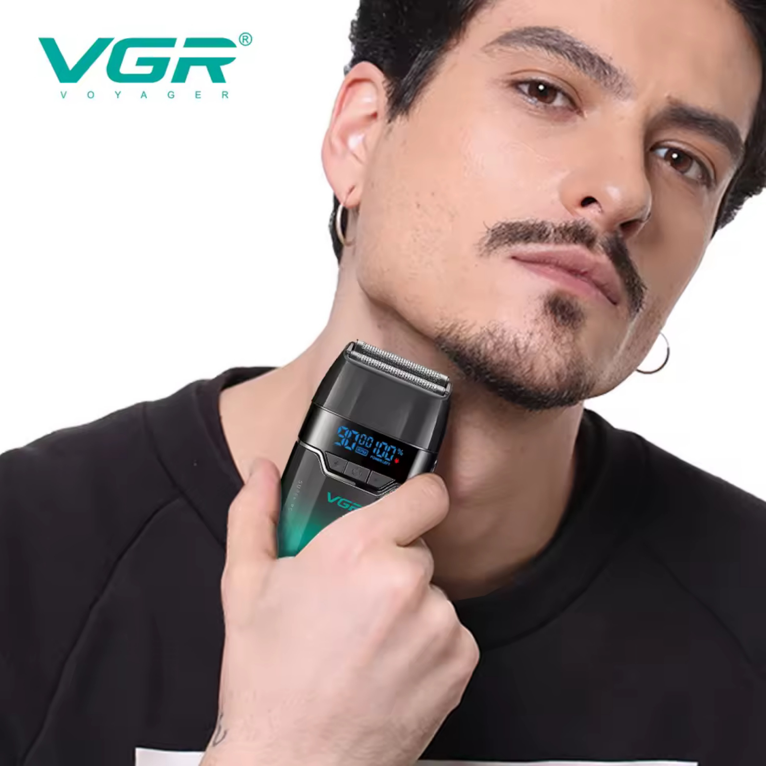 ماشین اصلاح موی سر و صورت شارژی وی جی ار مدل V-308