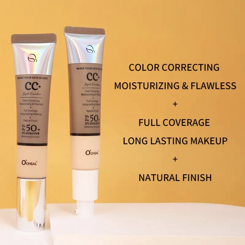 کرم ضدآفتاب رنگی اوچیل SPF 50 مدل C ممحافظ UVA ،UVB و PA+++ ضد چروک مناسب انواع پوست حجم 40 میلی لیتر