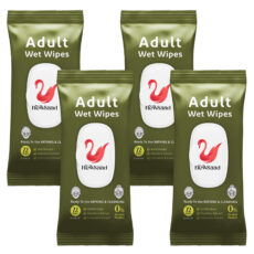 دستمال مرطوب بزرگسالان نیوساد مدل Adult4 چهار بسته 72 عددی