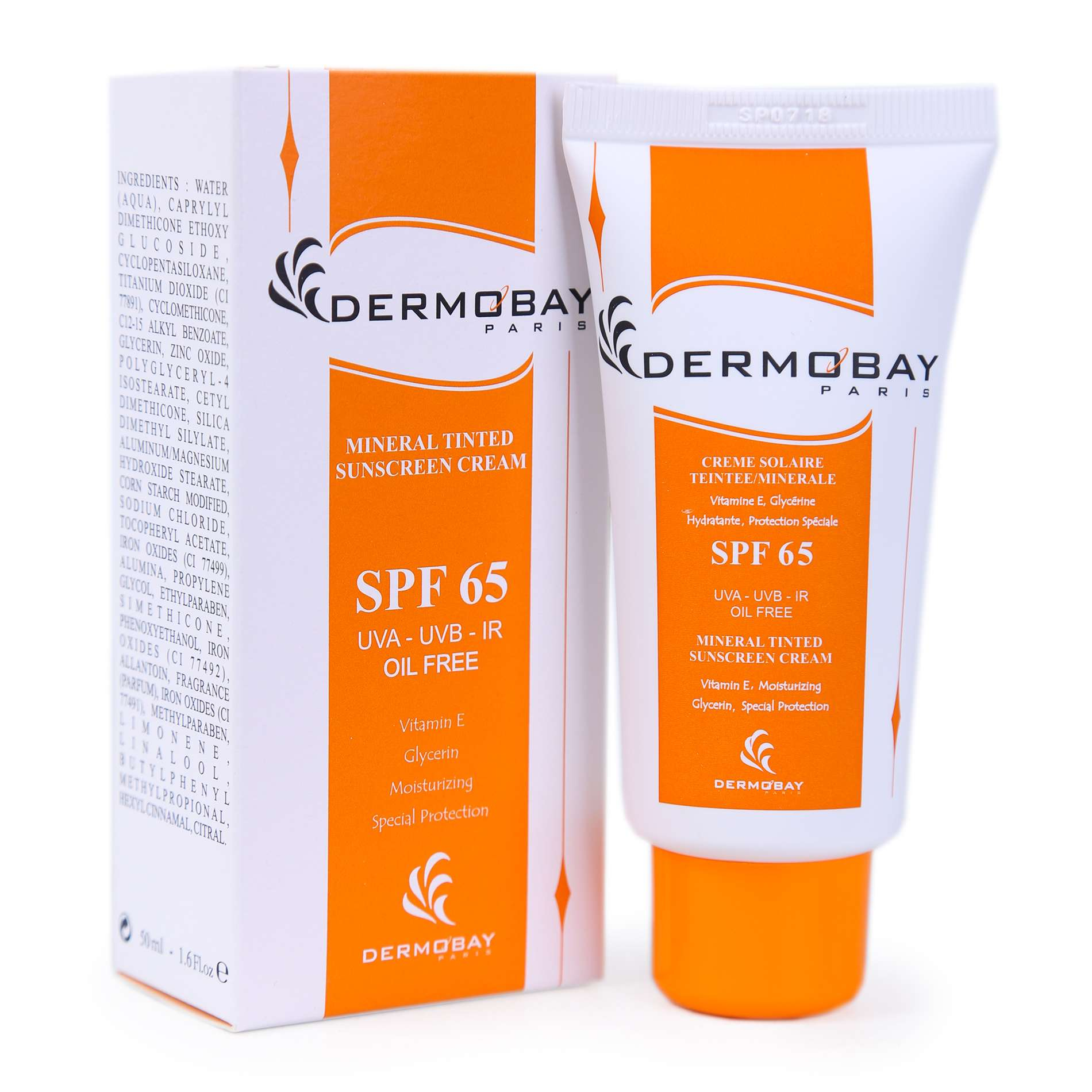 کرم ضدآفتاب درموبای مدل Mineral، حجم 50 میلی‌لیتر