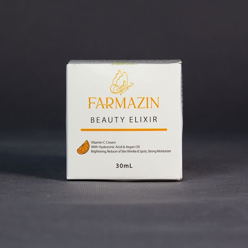 کرم روشن کننده دست و صورت فارمازین مدل ویتامین C مناسب برای انواع پوست حجم 30 میلی لیتر مجموعه دو عددی