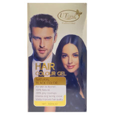 ژل رنگ مو اتوپیا مدل 2X حجم 600 میلی لیتر رنگ مشکی بسته 2 عددی