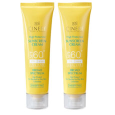 کرم ضد آفتاب سینره مدل 60 حجم 50 میلی لیتر مجموعه 2 عددی