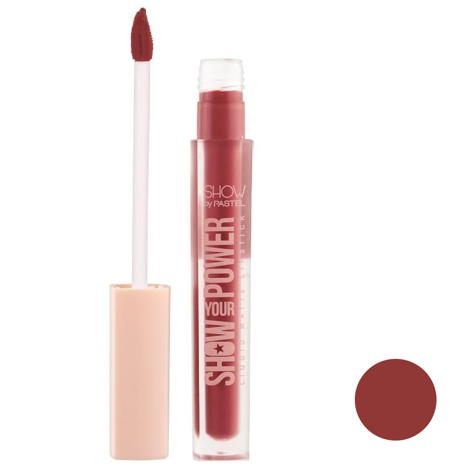 رژ لب مایع پاستل مدل SHOW YOUR POWER شماره 604