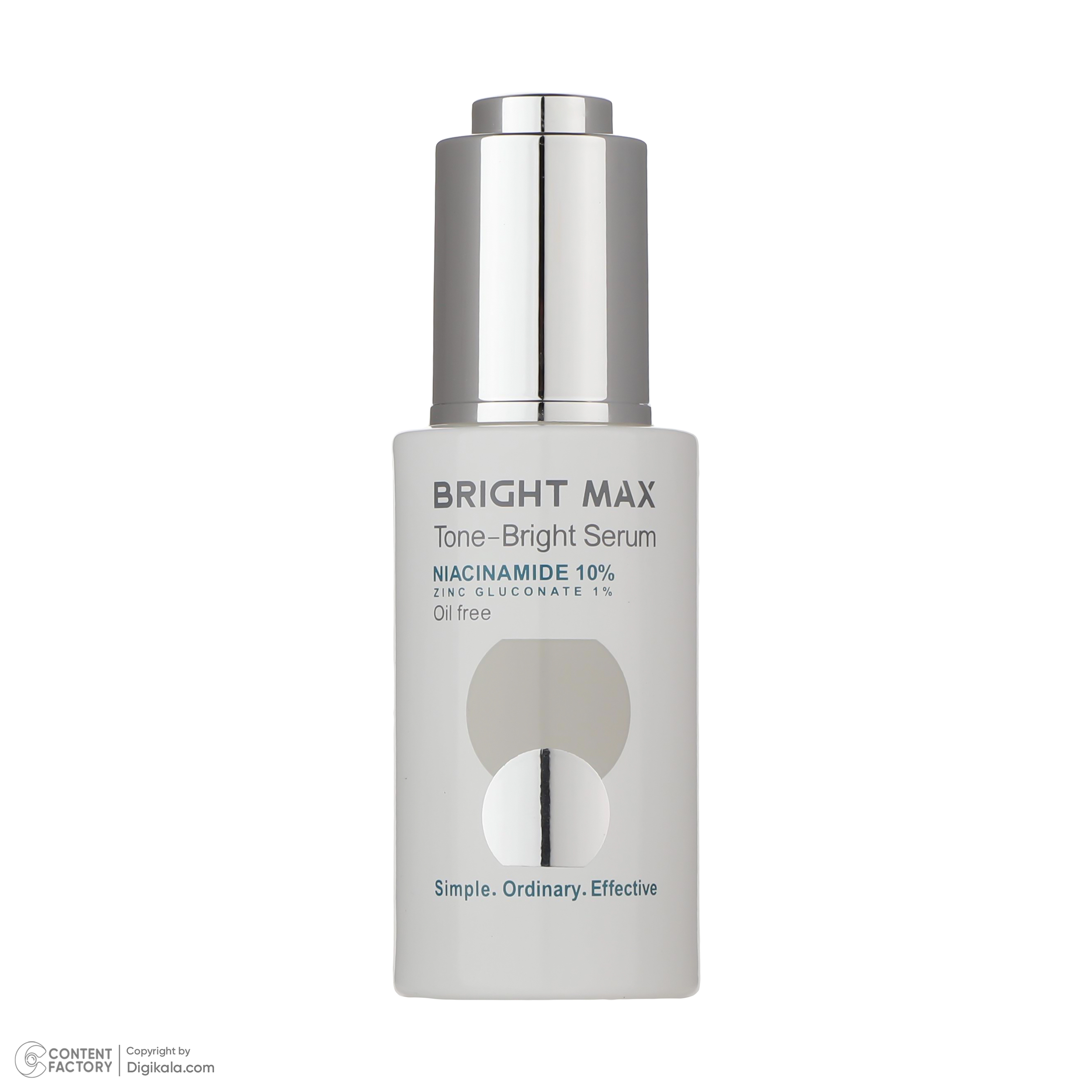 سرم پوست برایت مکس مدل نیاسینامید تن حجم 30 میلی لیتر