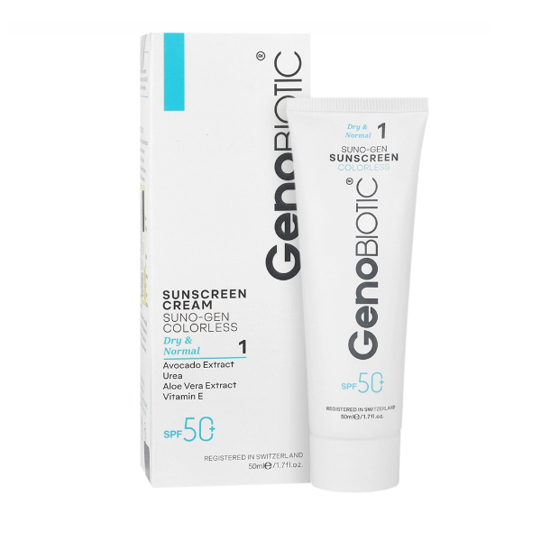 کرم ضد آفتاب بیرنگ ژنوبایوتیک SPF 50 مدل 388 مناسب پوستهای حجم میلیلیتر