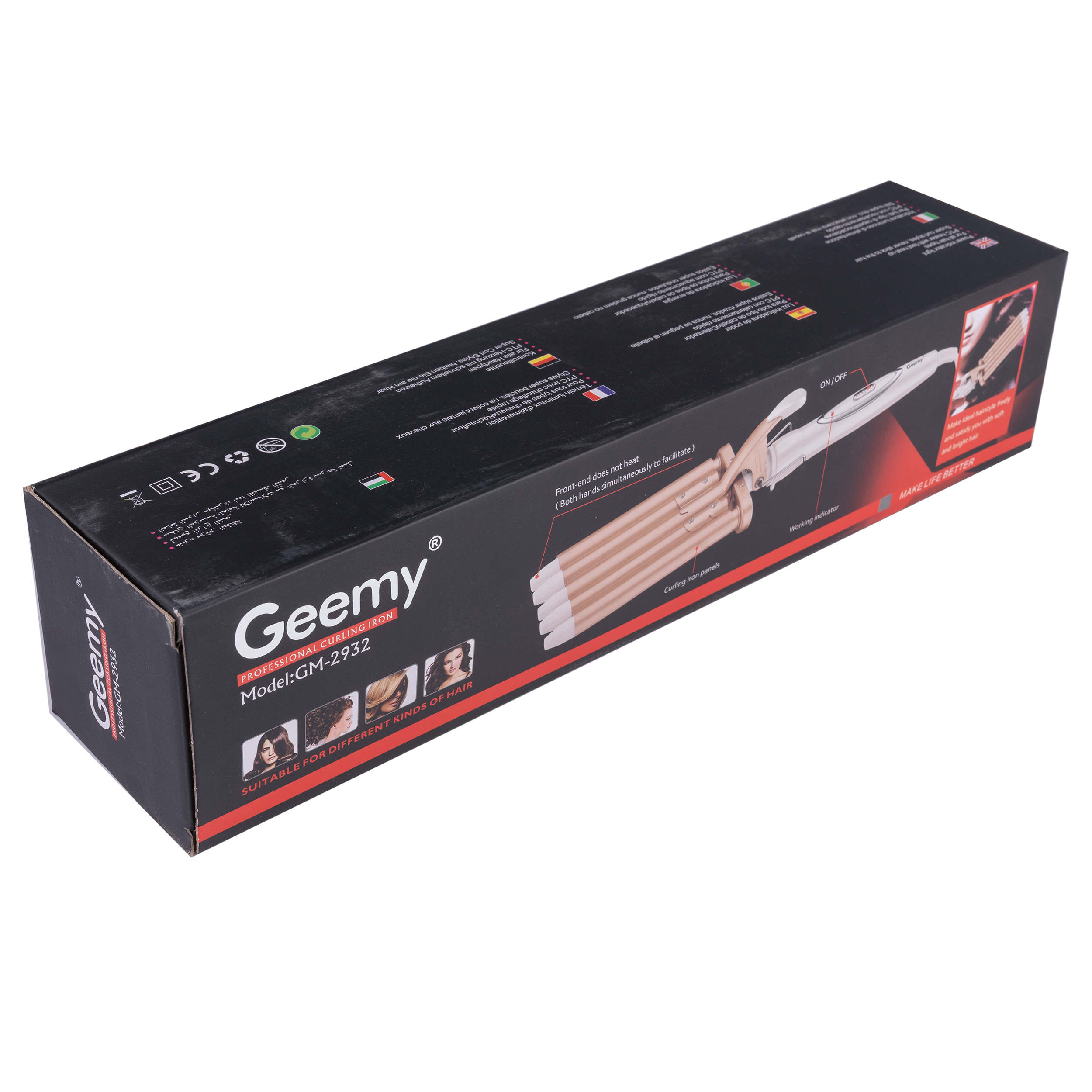 فر کننده و حالت دهنده مو جیمی مدل GM-2932