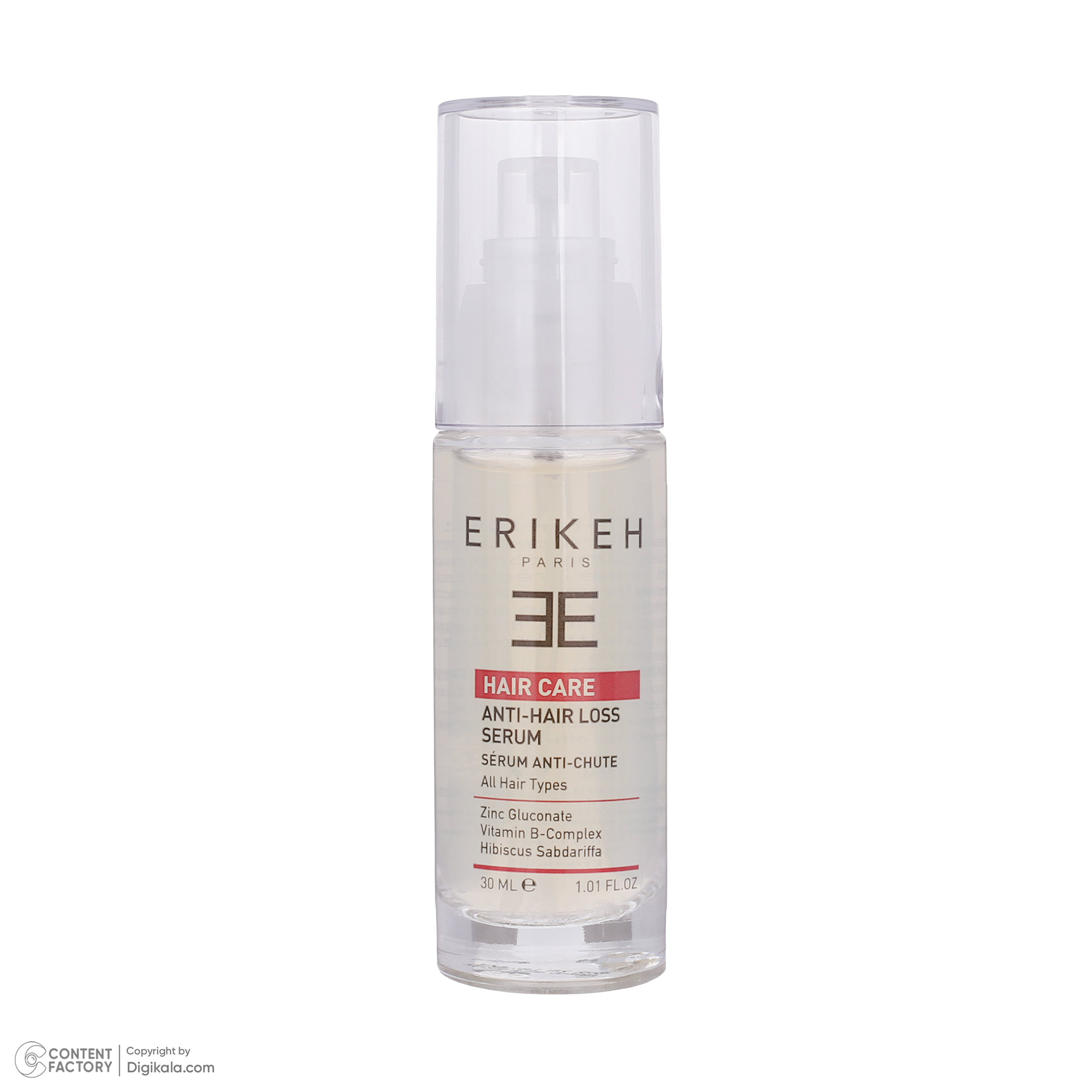 سرم مو اریکه مدل ضد ریزش مناسب انواع مو حجم 30 میلی لیتر